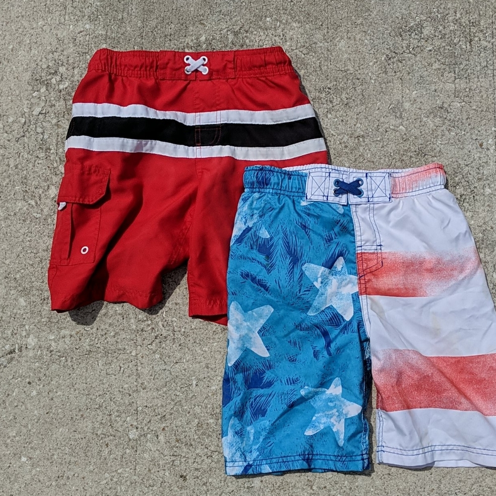 Two OP & Cherokee Swim Trunks Size Small